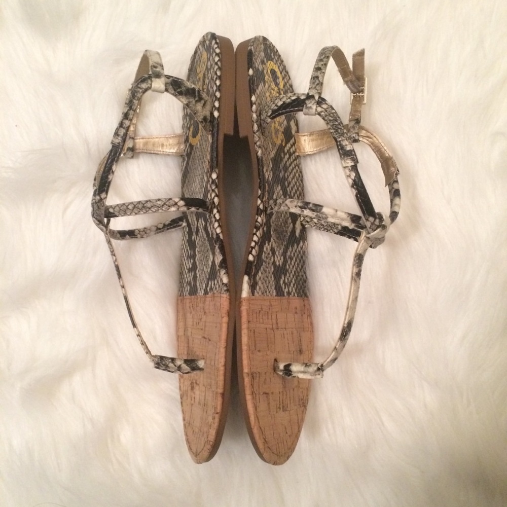 Circus by Sam Edelman snakeskin print sandal - Picture 4 of 8